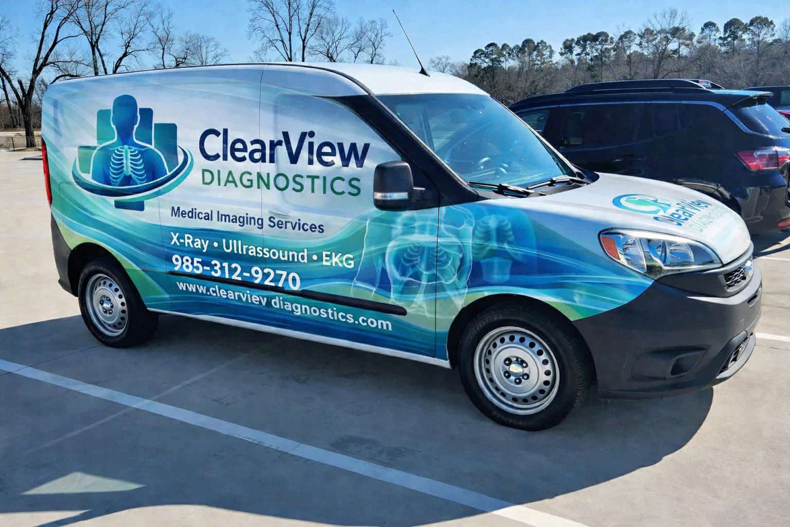 ClearView Diagnostics van at a facility